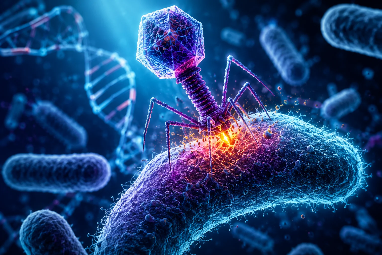 La inteligencia artificial crea por primera vez virus capaces de eliminar bacterias resistentes